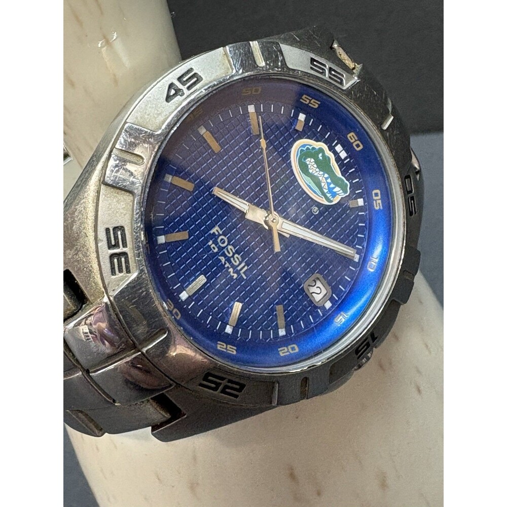 Fossil Watch Men's UNIVERSITY OF FLORIDA Stainless Steel Bracelet LI2757